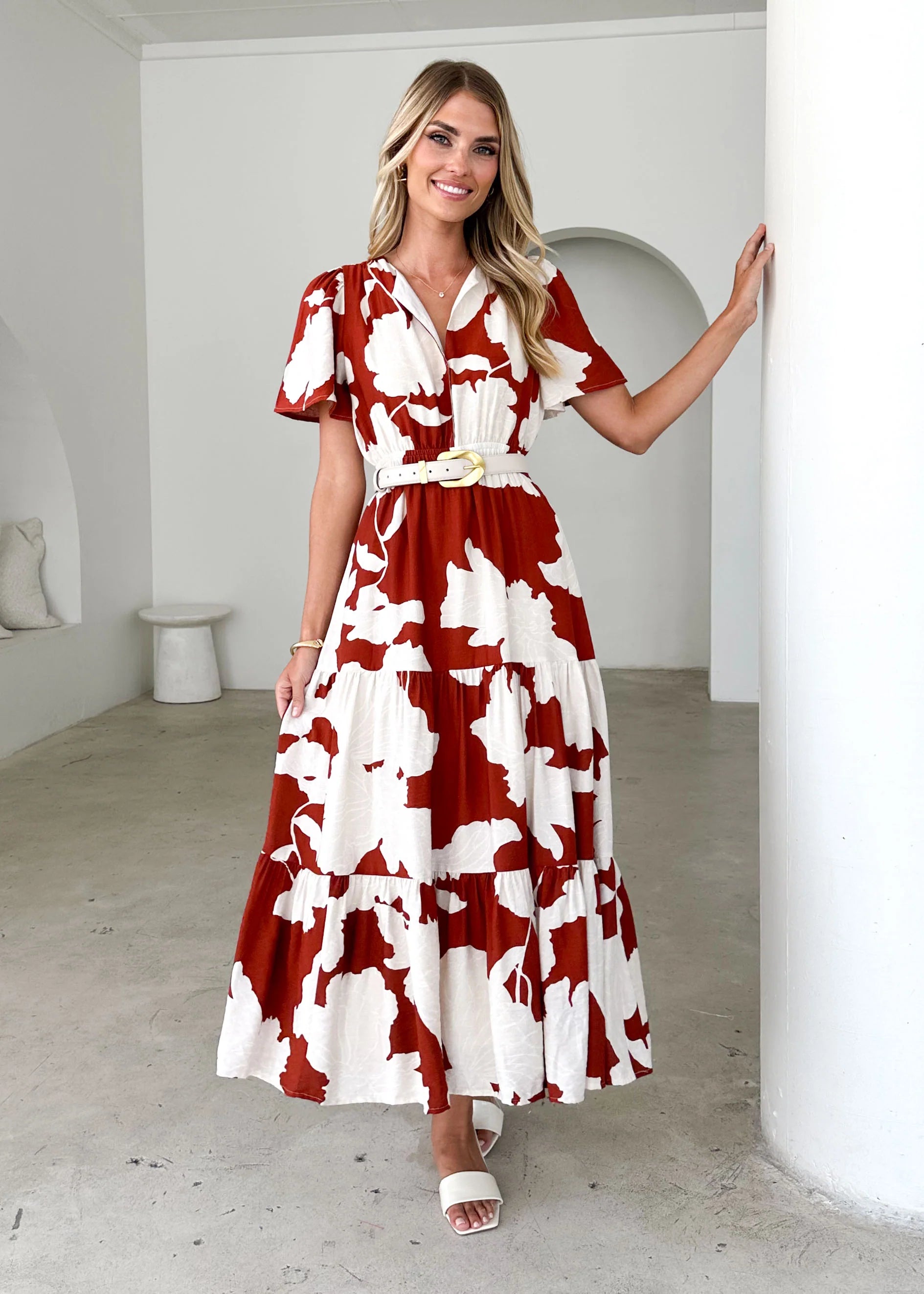 Katherine Maxi Dress - Auburn Floral