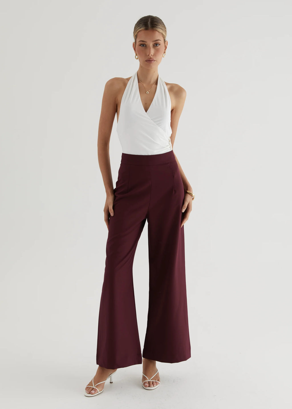 Newport Pants - Wine