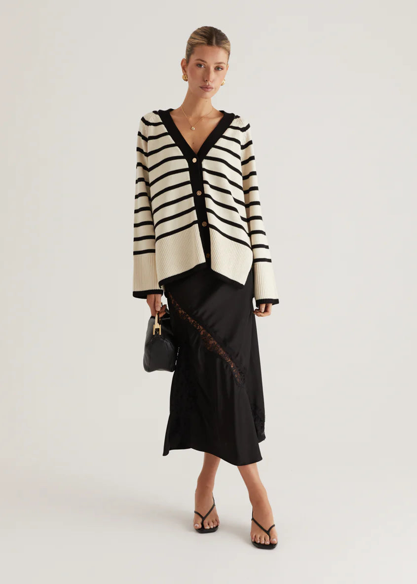 Cassidy Sweater - Cream Stripe