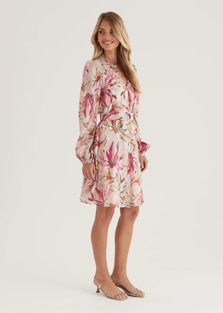 Micha Dress - Plum Floral