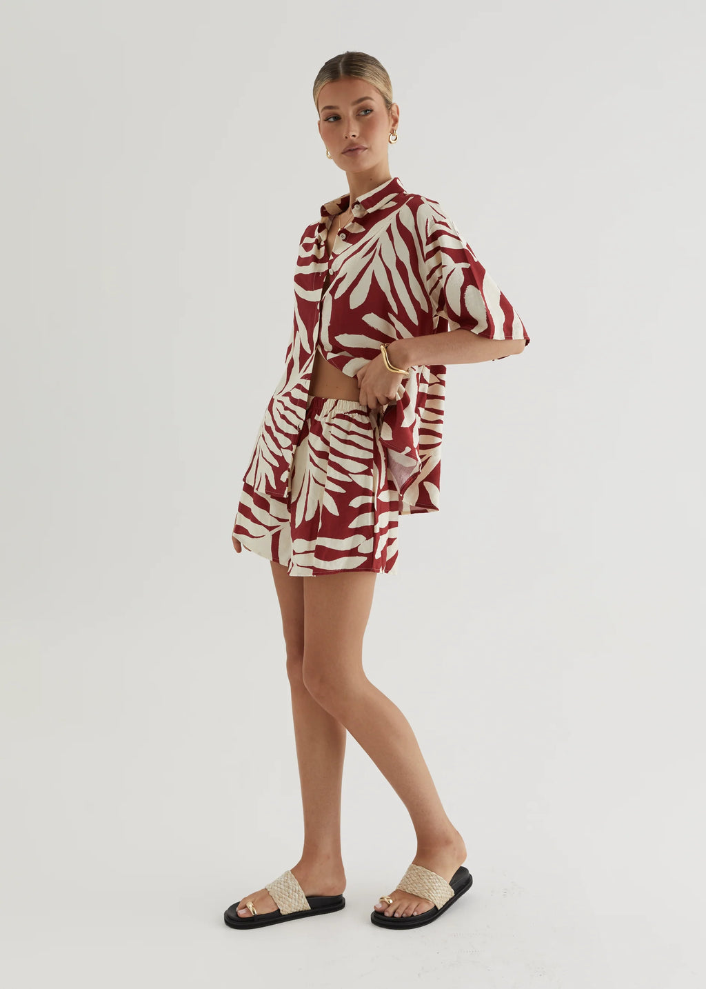 Tarshah Set - Ruby Leaf