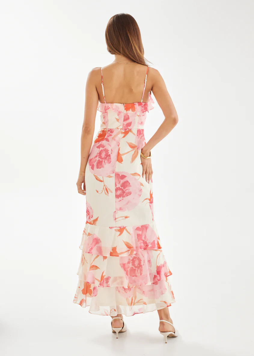 Renn Maxi Dress - Pink Bloom