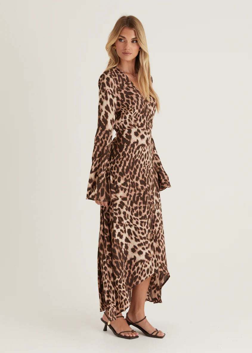Moda Maxi Dress - Leopard