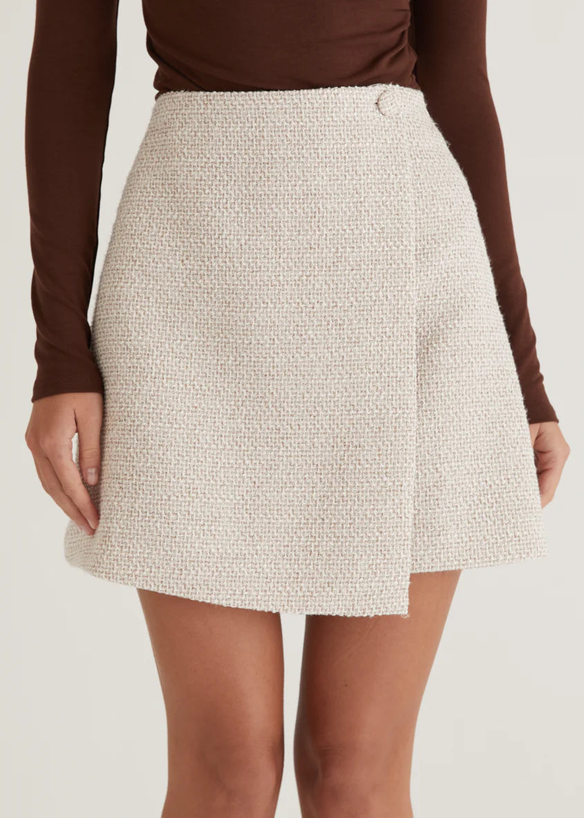 Ryde Skirt - Oat Marl