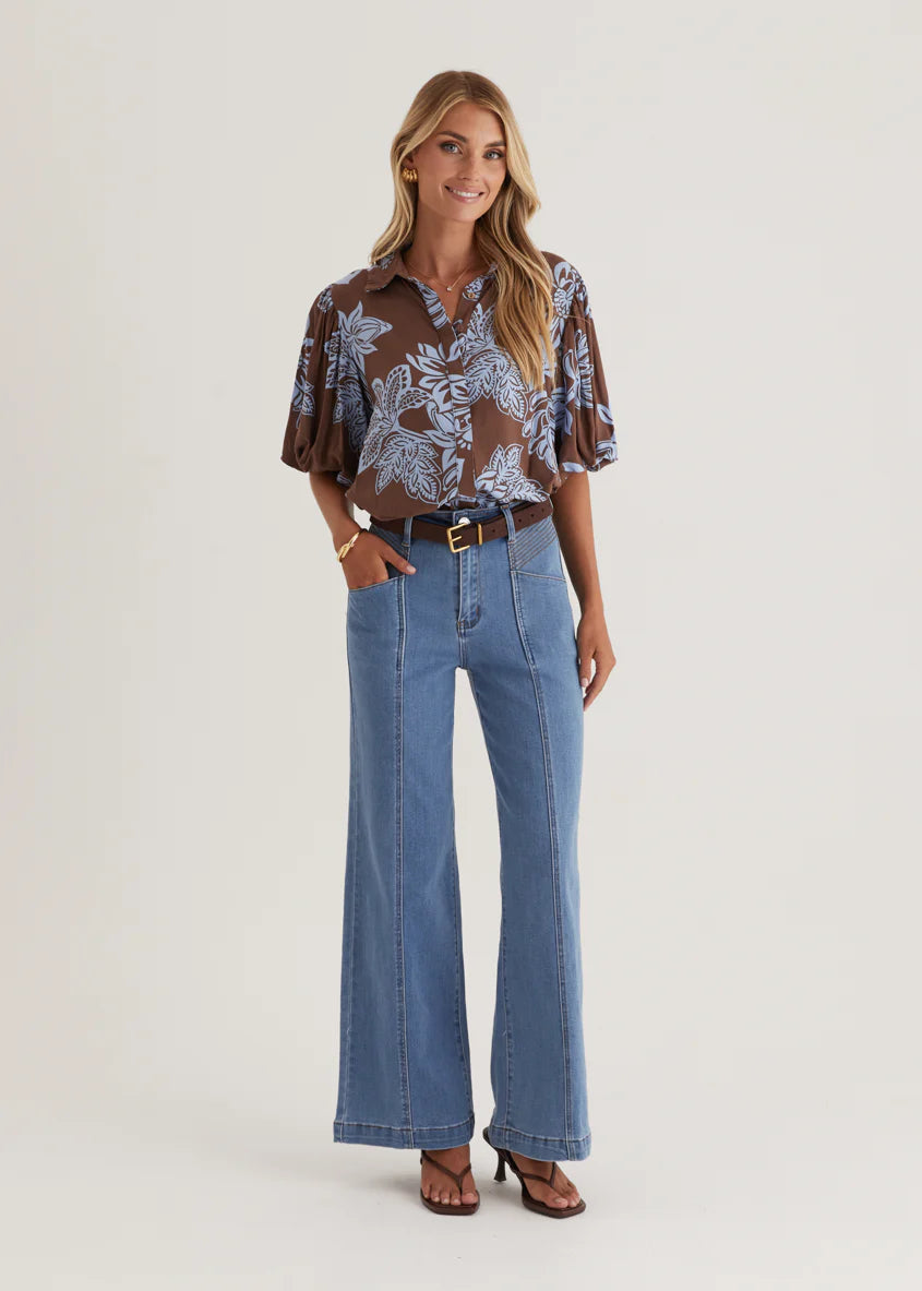 Nouvella Shirt - Choc Captivate