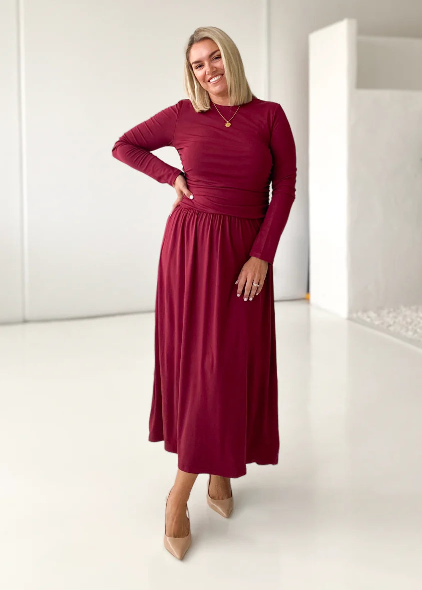 Siobhan Maxi Dress - Wine