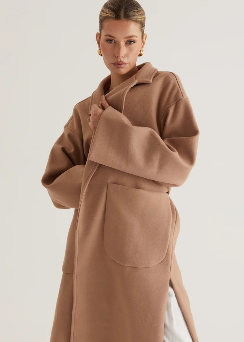 Caylee Coat - Tan