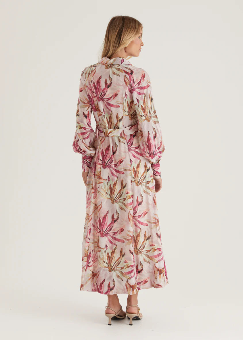 Adria Maxi Dress - Plum Floral