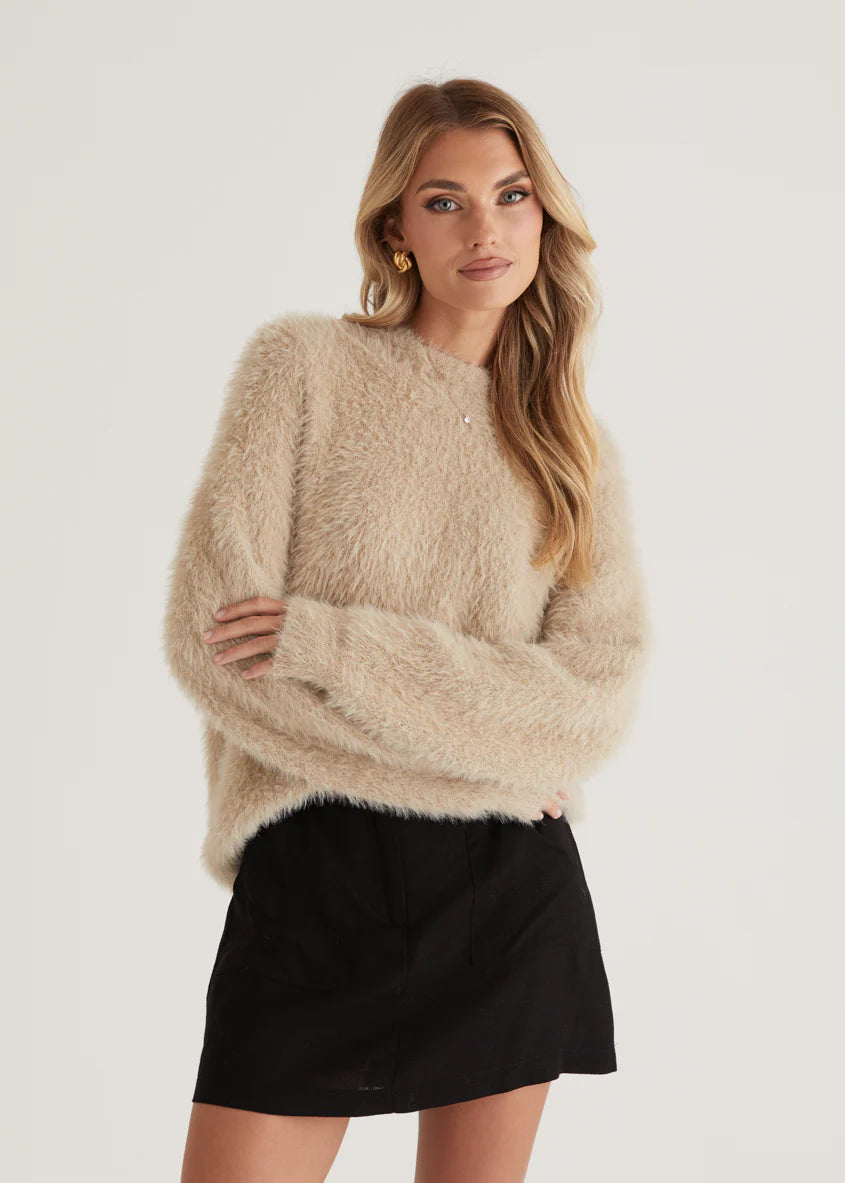 Philly Fluffy Sweater - Oat