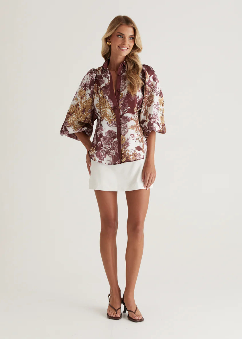 Tethroe Shirt - Merlot Chateau