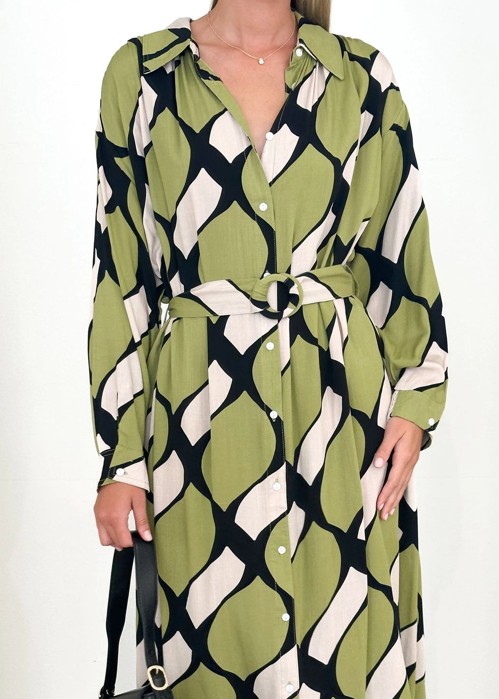 Carlaa Midi Dress - Olive Kennedy