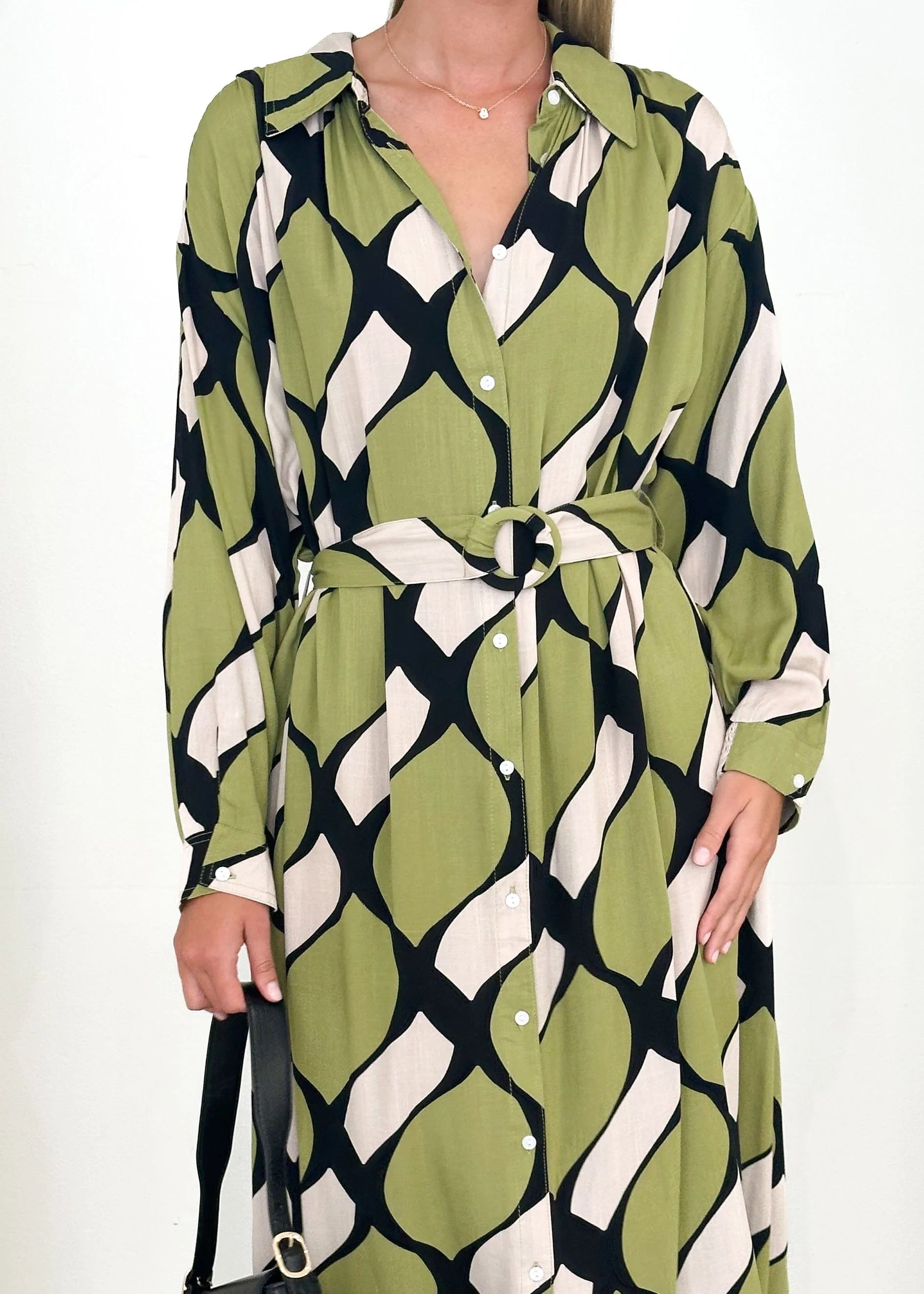 Carlaa Midi Dress - Olive Kennedy