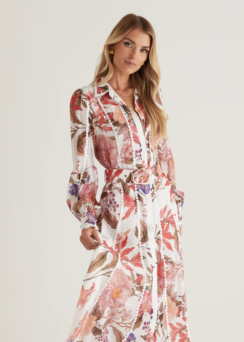 Springwood Maxi Dress - Red Native
