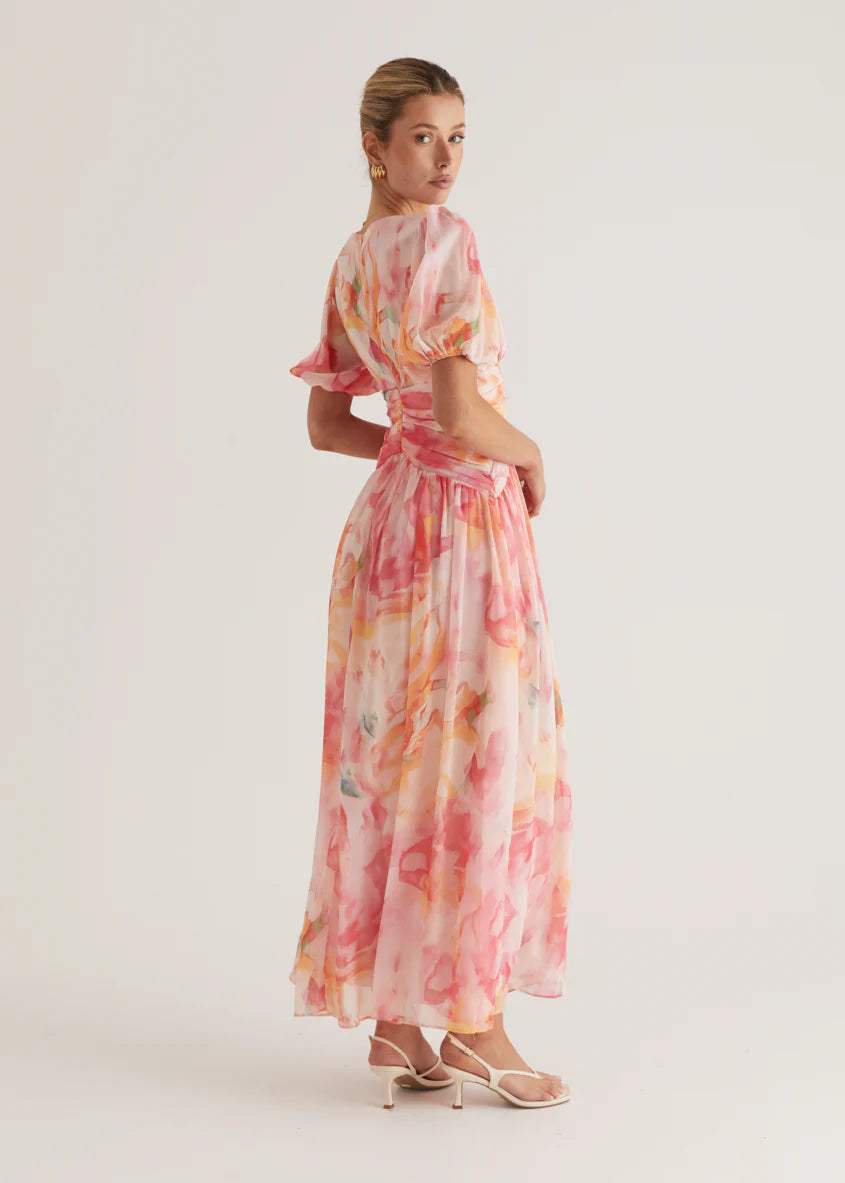 Aubree Maxi Dress - Ruby Splash