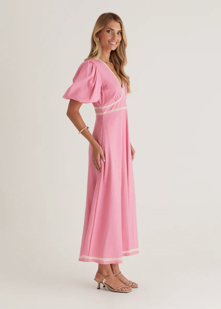 Ellodie Maxi Dress - Pink