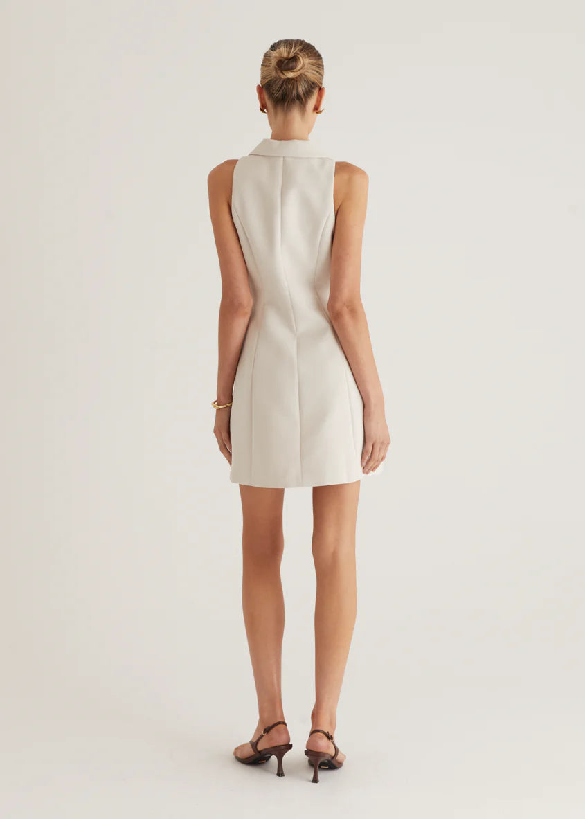 Nyssa Dress - Oyster
