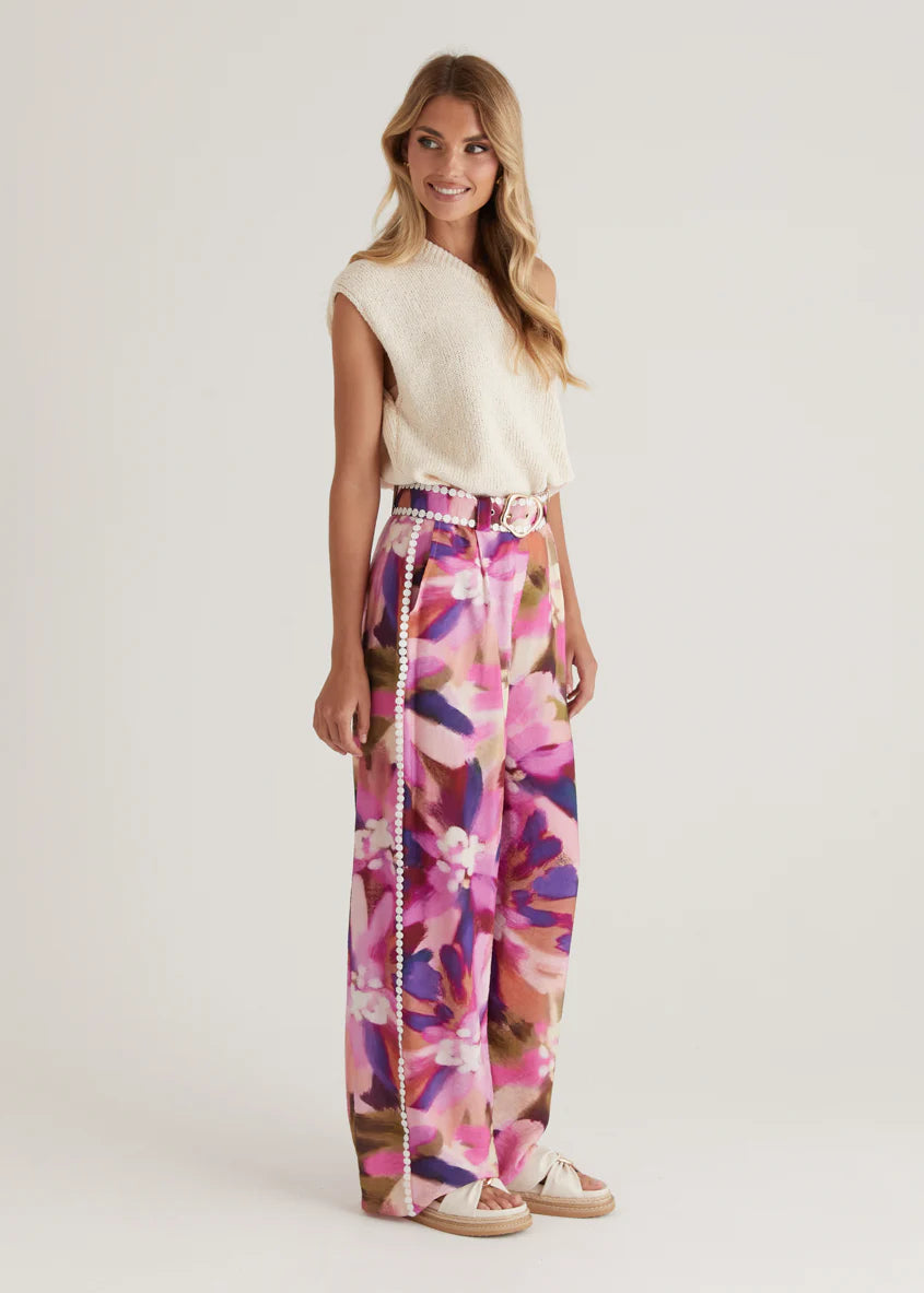 Sariyah Pants - Orchid Floral
