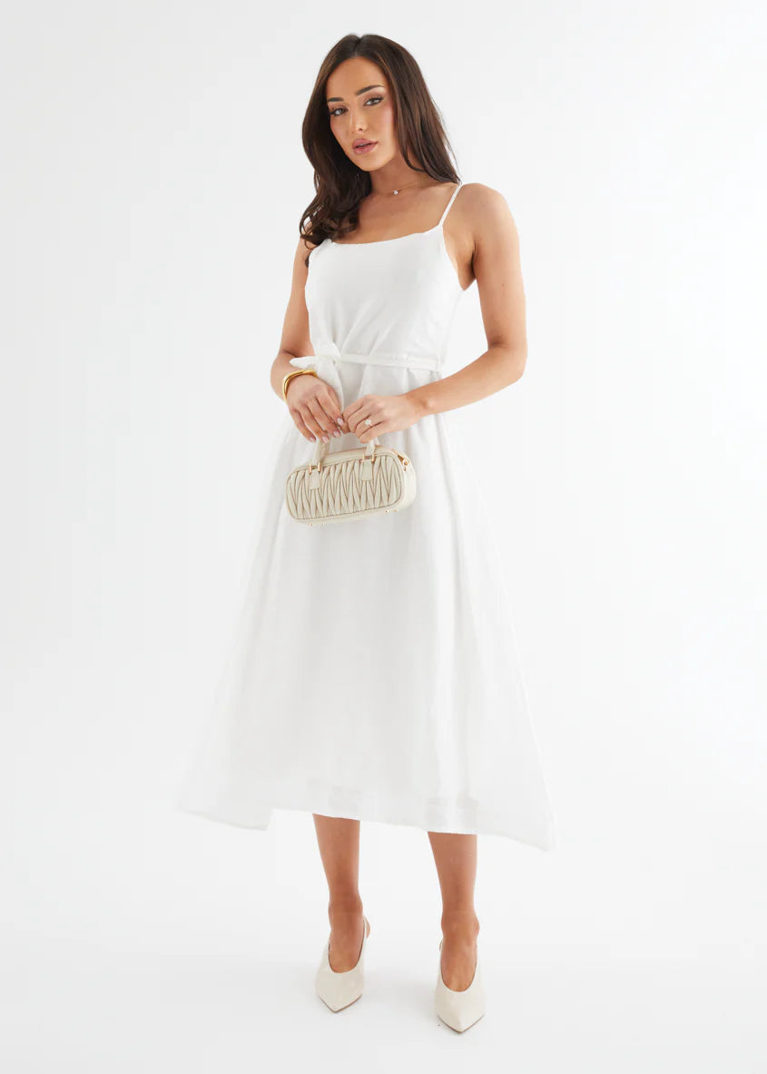 Andrea Midi Dress - Off White