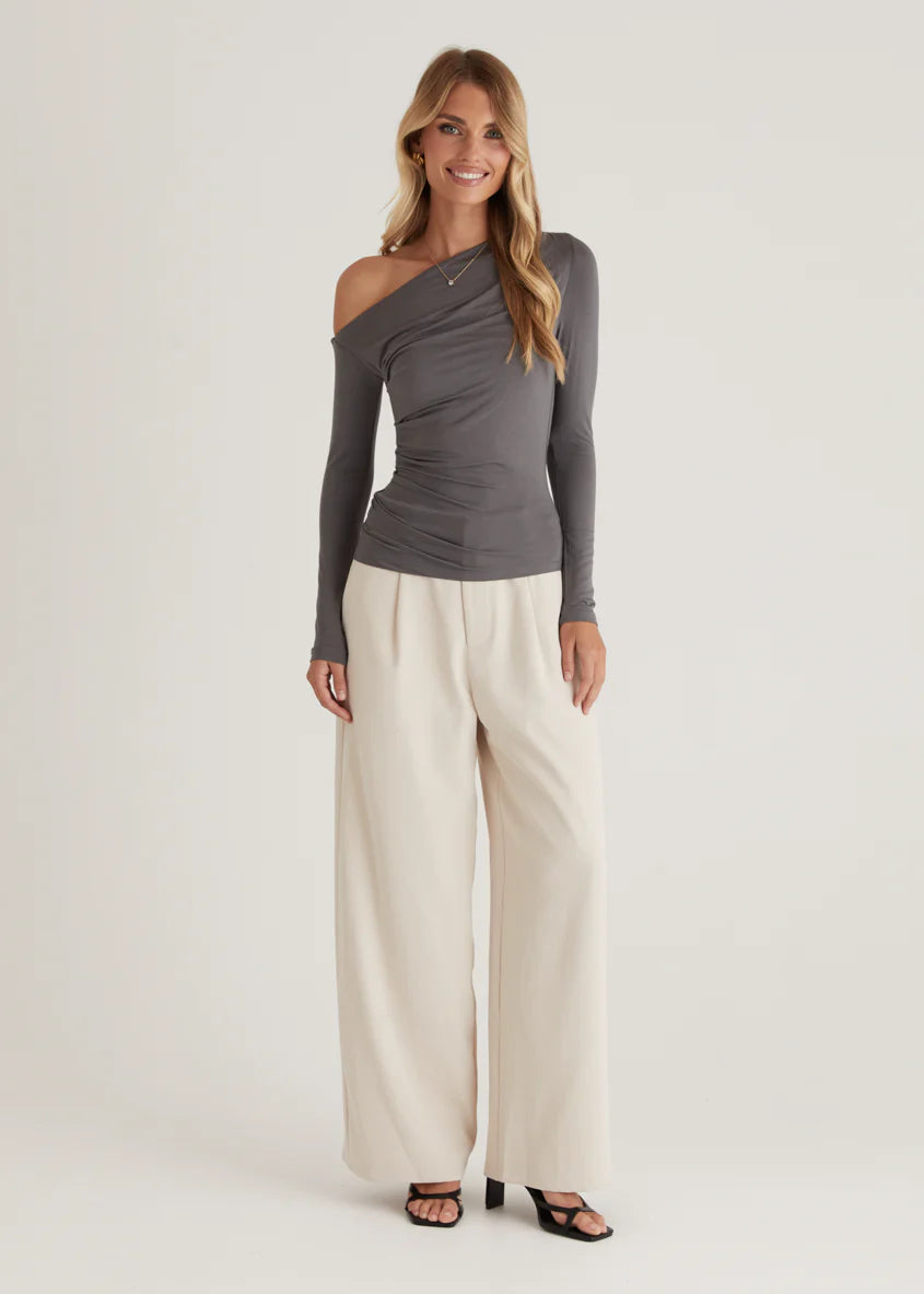 Kaira Top - Charcoal