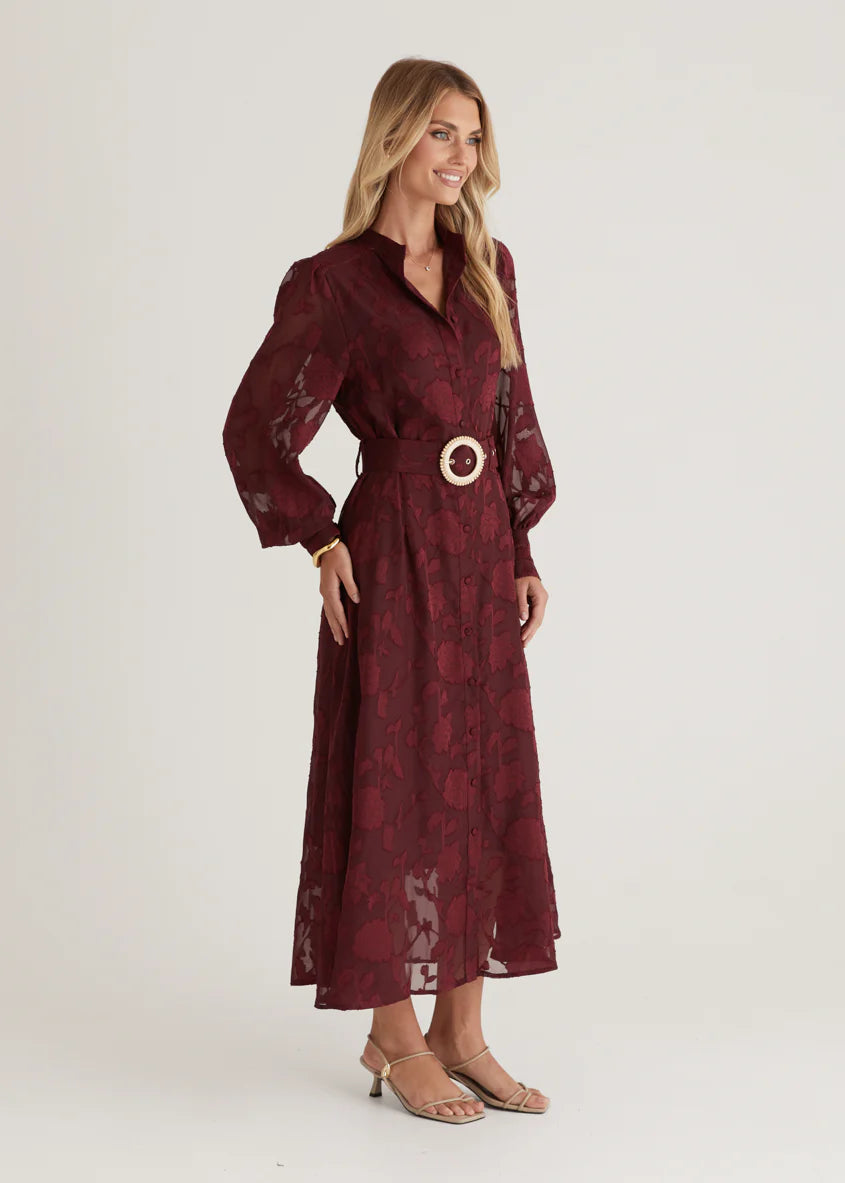 Roxi Maxi Dress - Wine