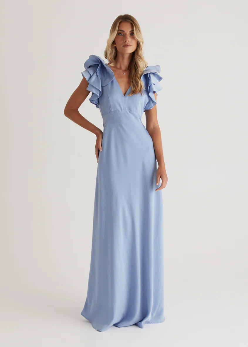 Dali Maxi Dress - Sky Blue