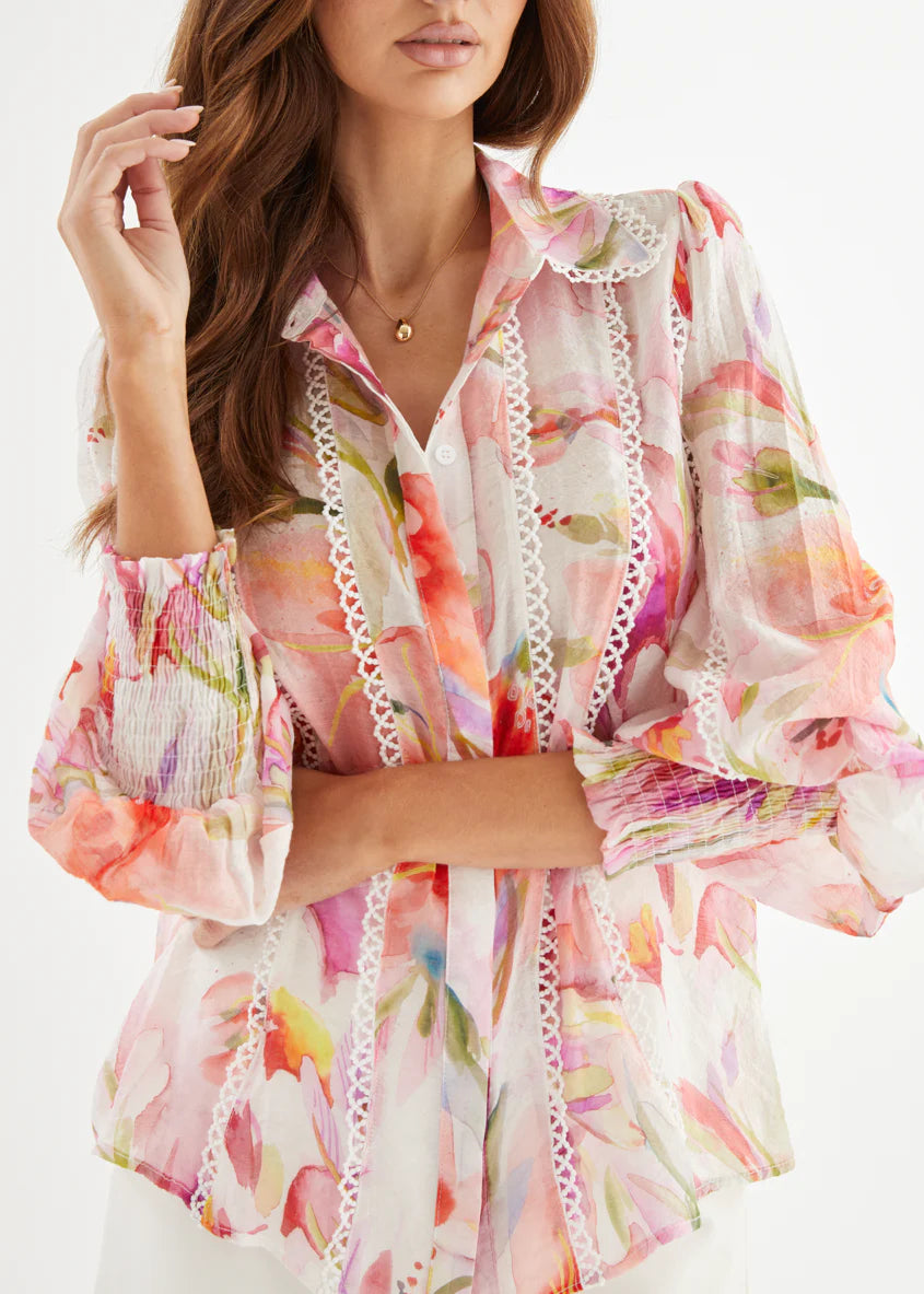 Allison Shirt - Spring Bloom