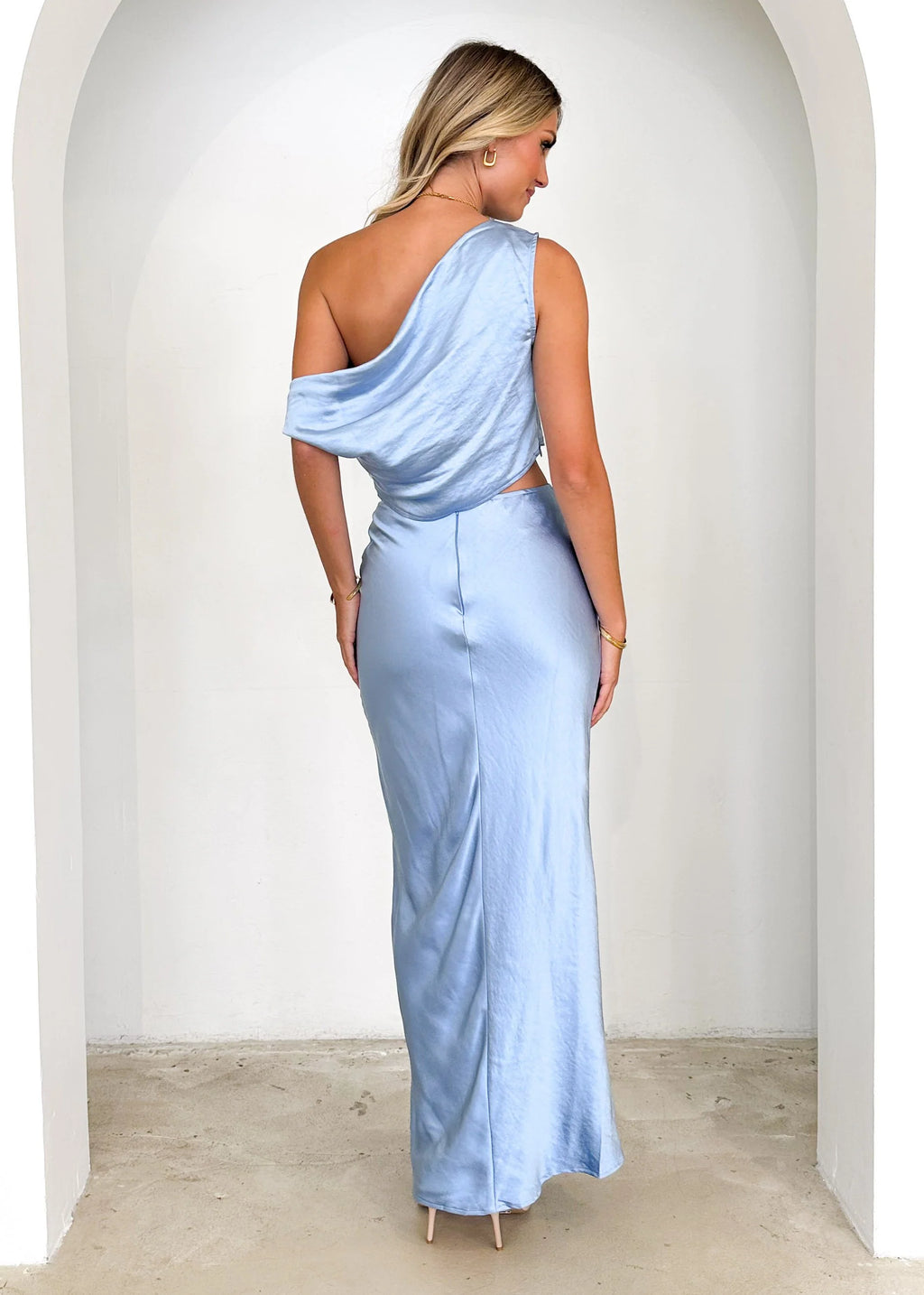 Celine Maxi Skirt - Blue