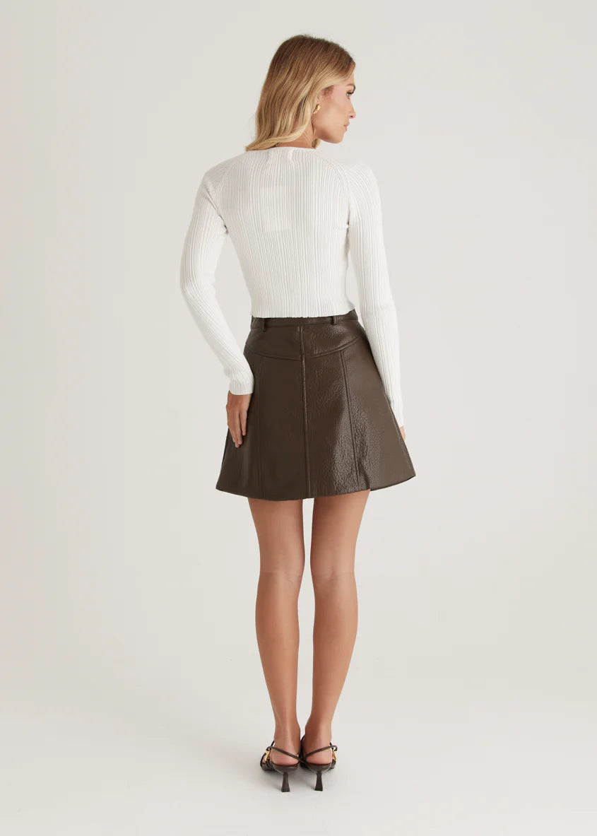 Enota Knit Crop - Off White