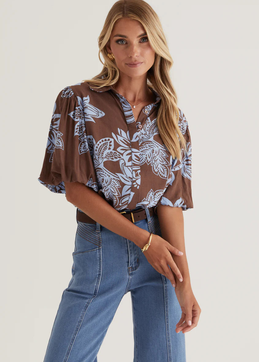 Nouvella Shirt - Choc Captivate