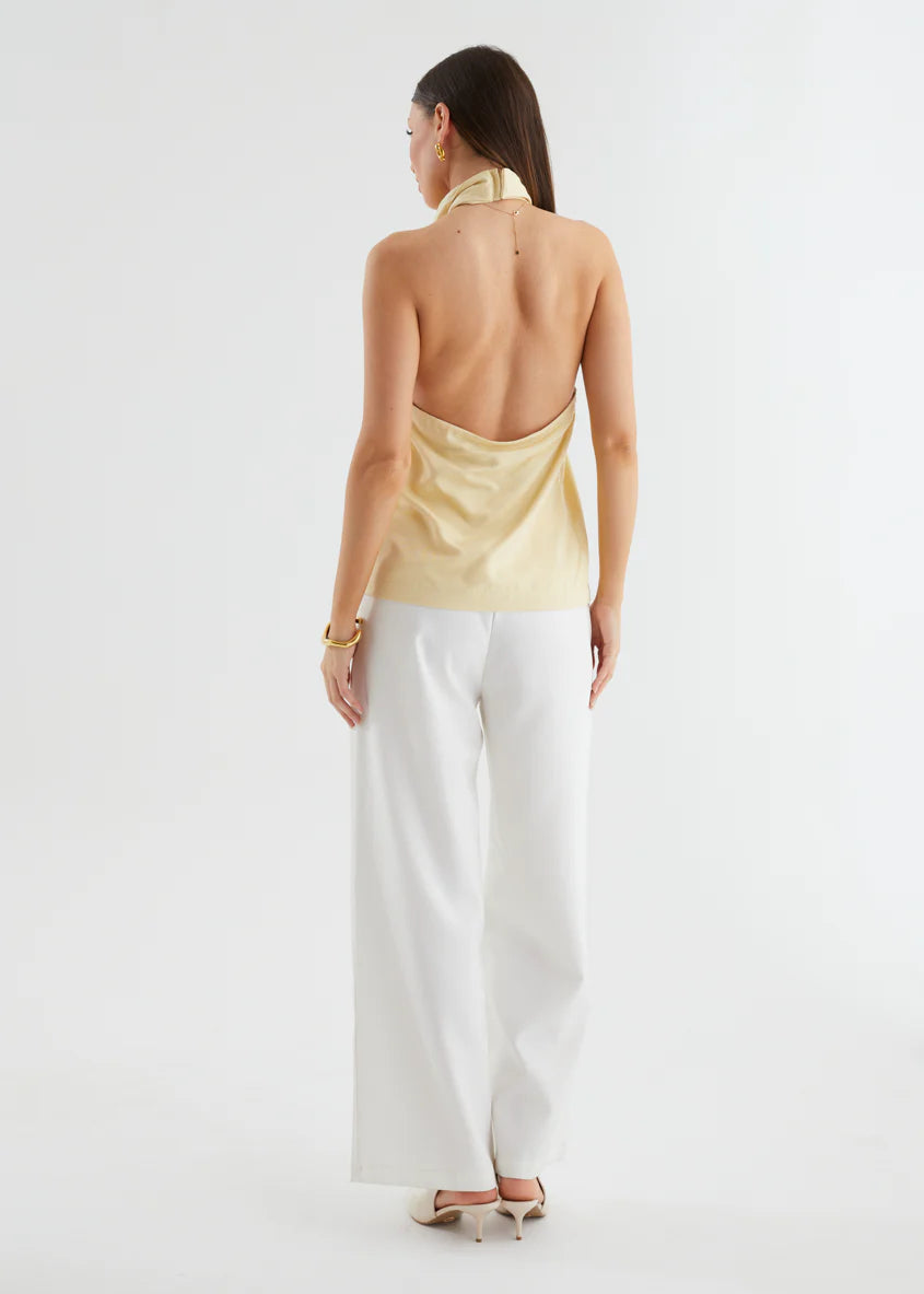 Otto Halter Top - Banana