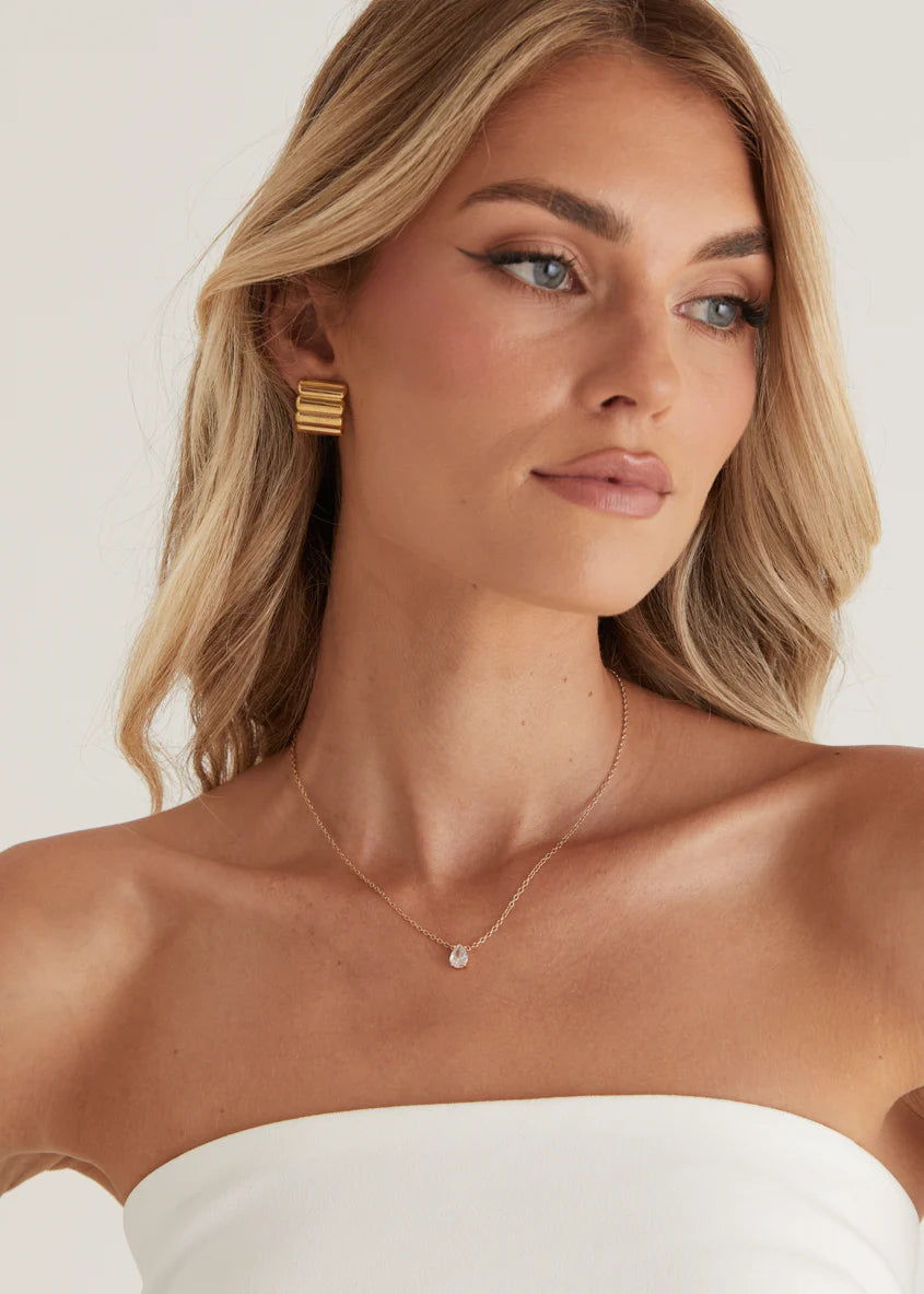 Krystal Necklace - Gold