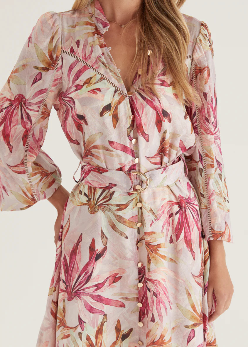 Micha Dress - Plum Floral