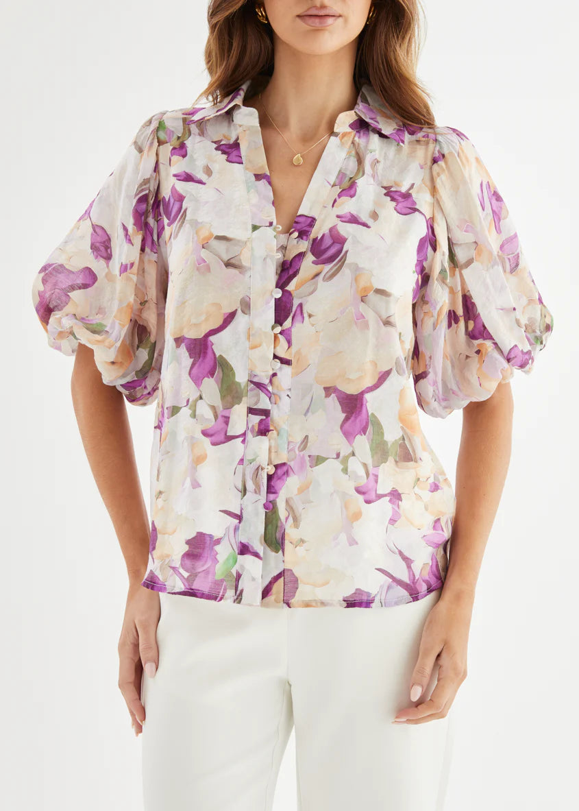 Marielle Blouse - Violet Garden