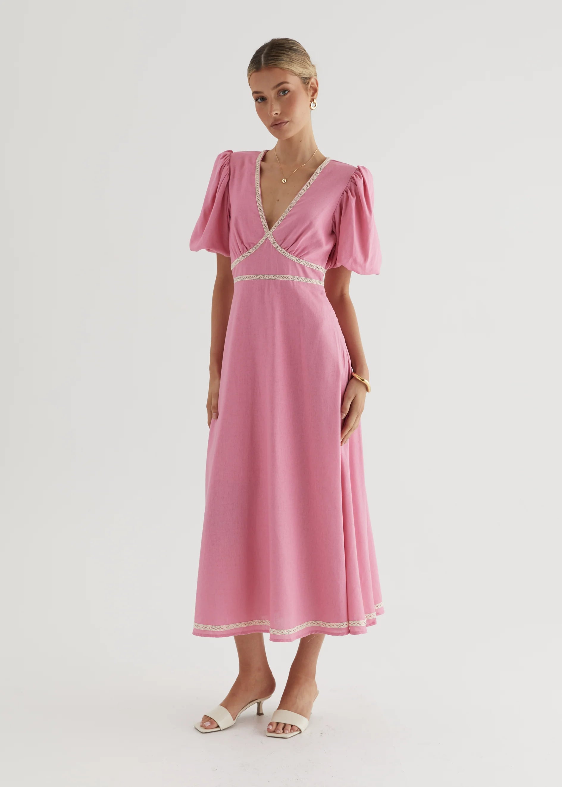 Ellodie Maxi Dress - Pink