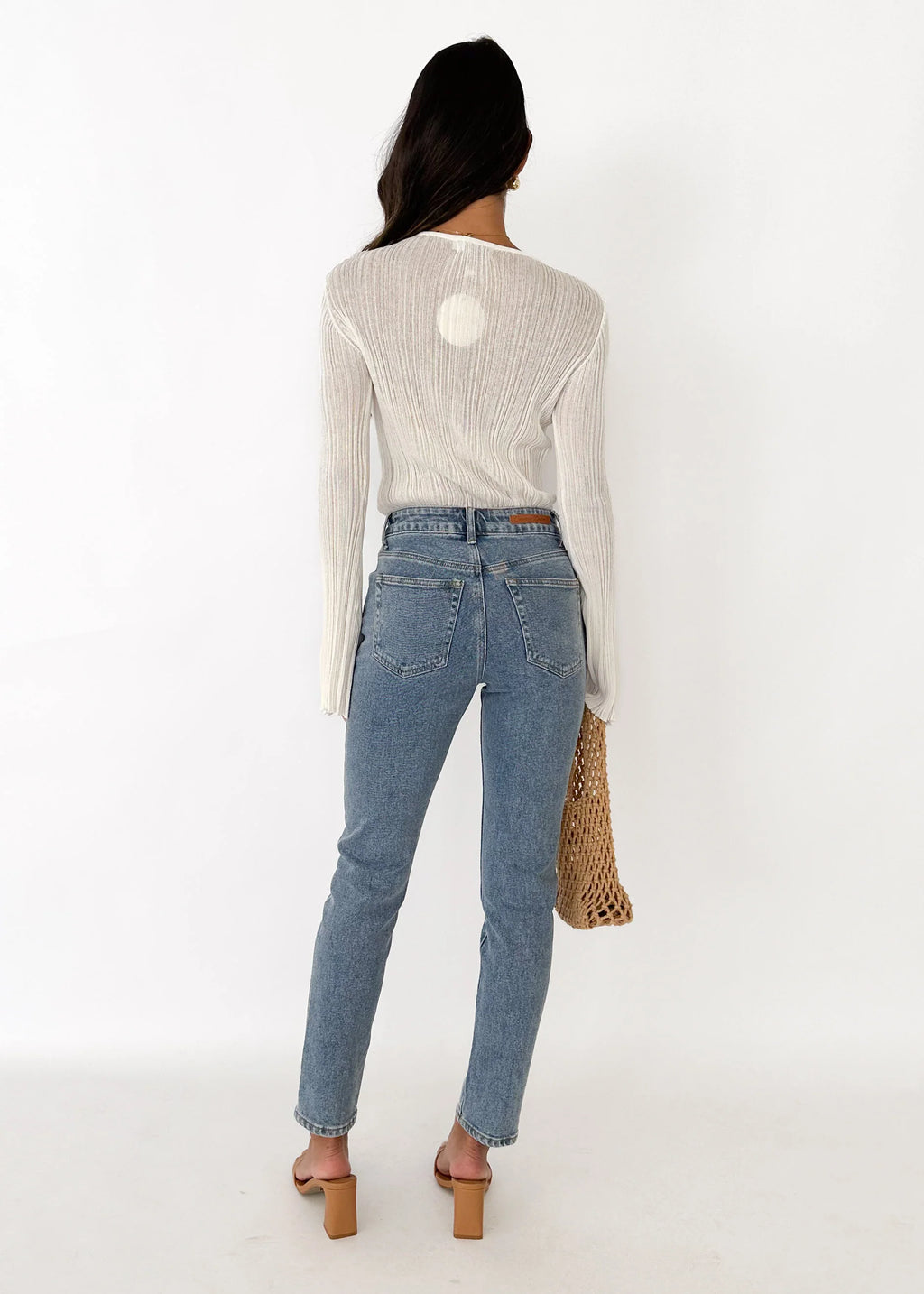 Blaire Mom Jeans - Mid Blue