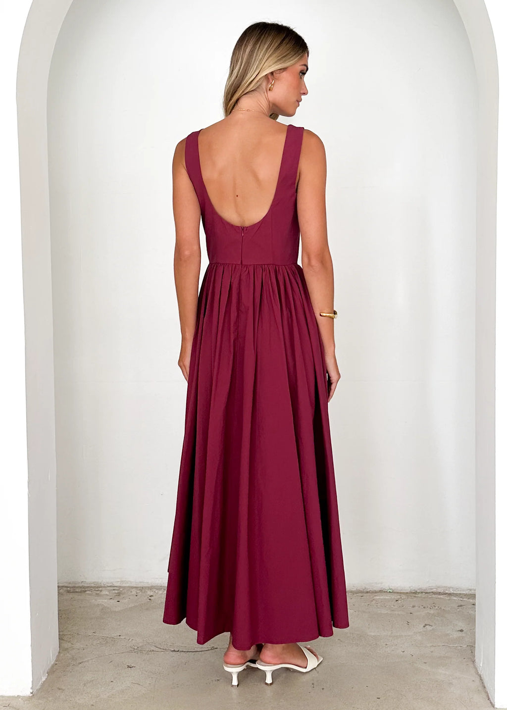 Bessie Maxi Dress - Wine