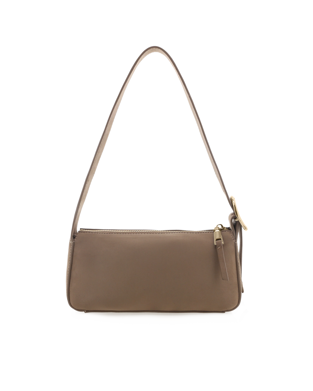 Hailey Shoulder Bag - Fawn Suede