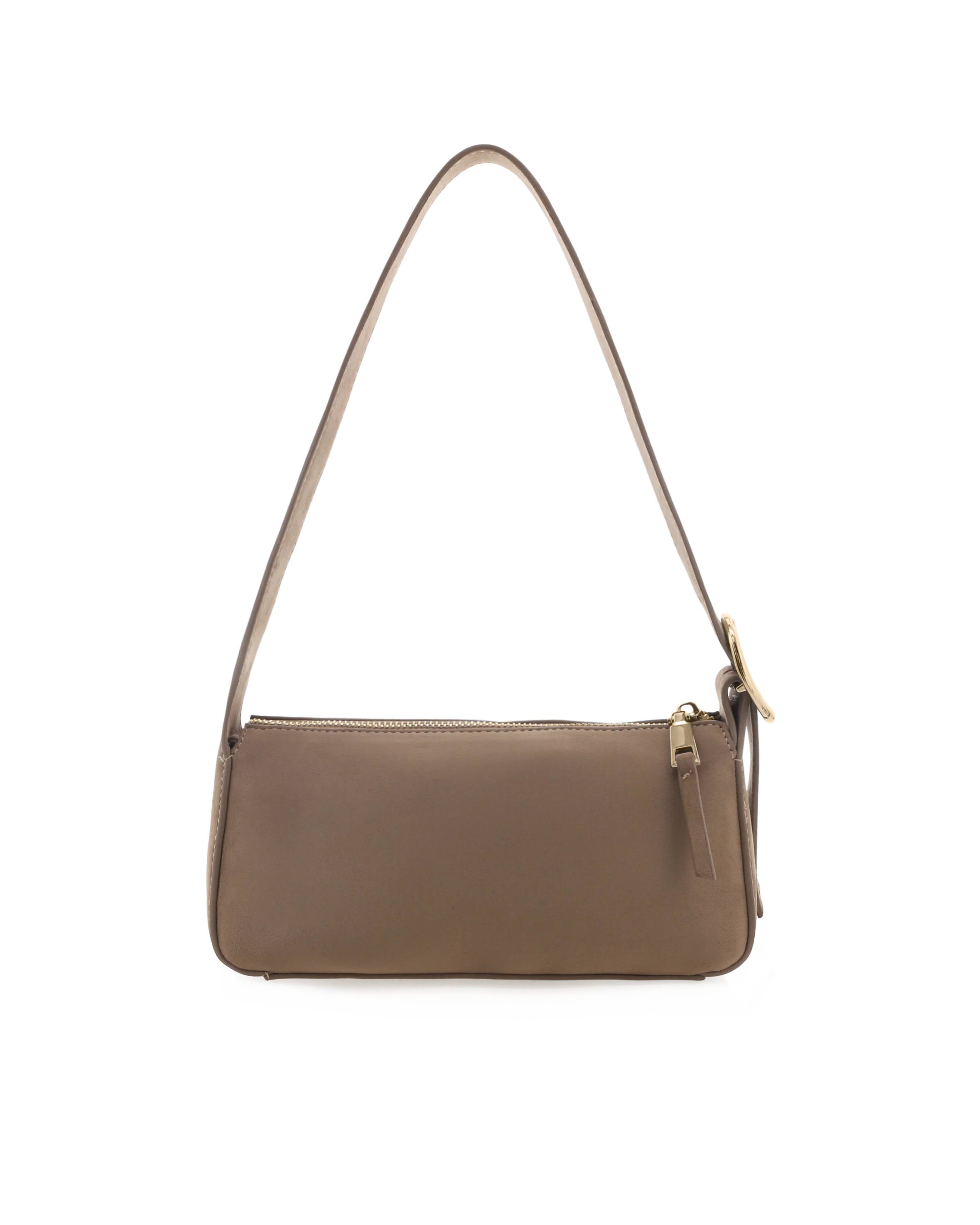 Hailey Shoulder Bag - Fawn Suede