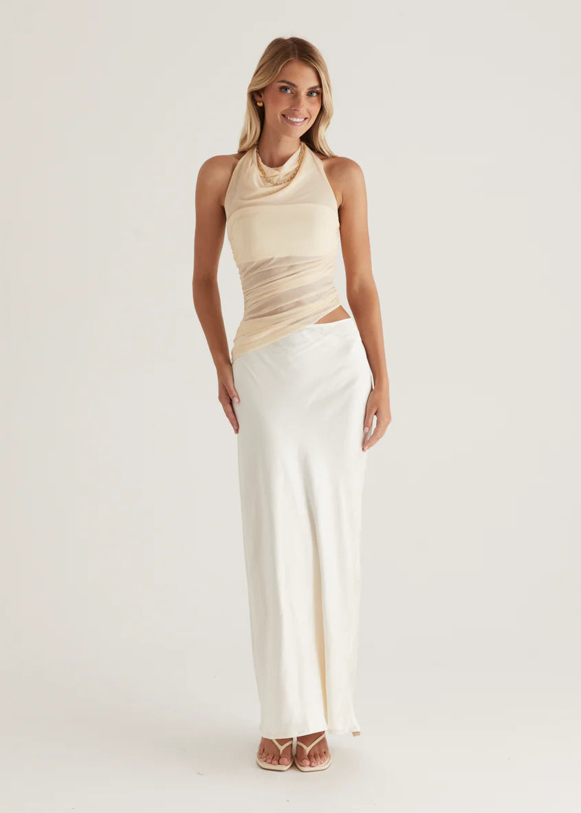 Renata Halter Maxi Dress - Butter