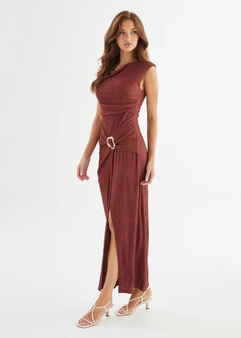 Toronto Maxi Dress - Chestnut