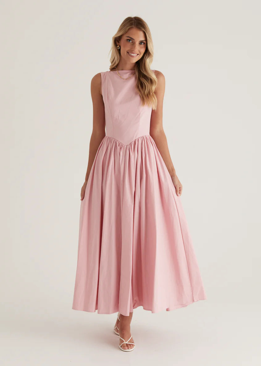 Bessie Maxi Dress - Pink