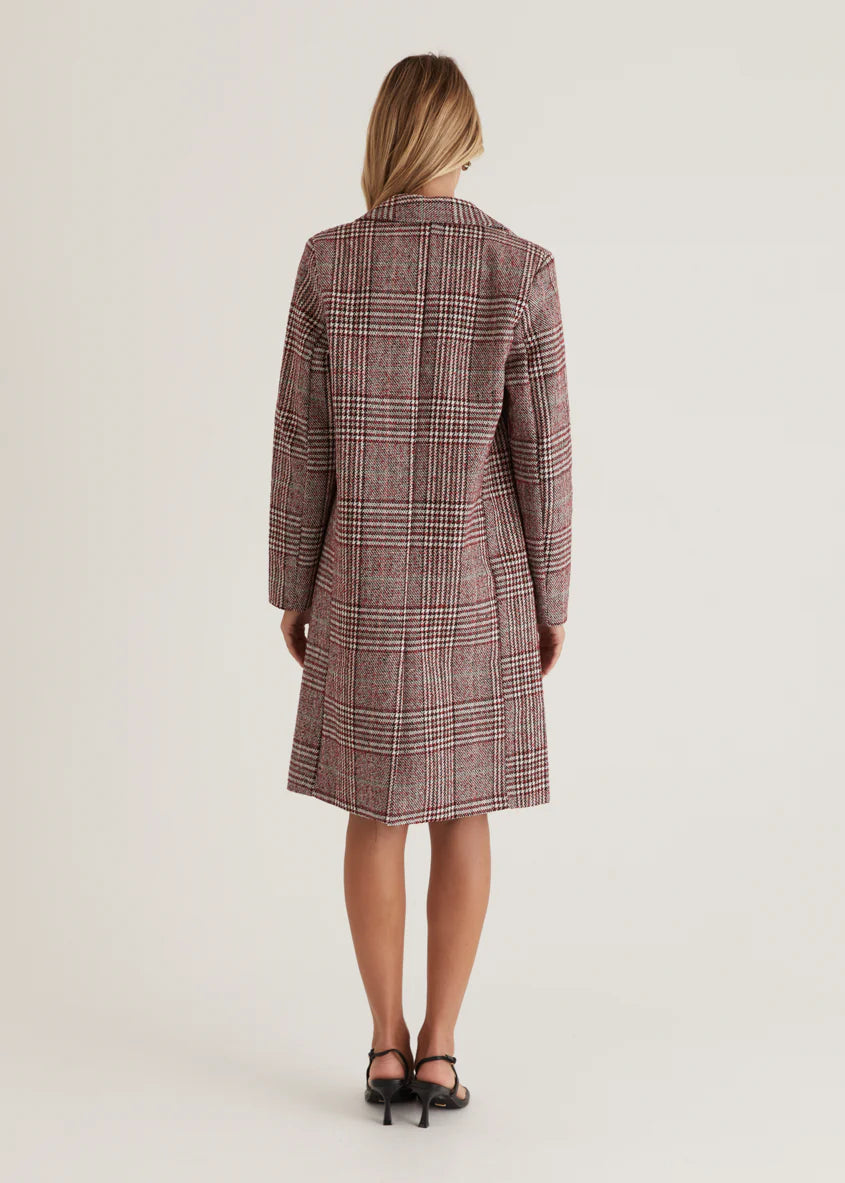 Jarren Coat - Red Check