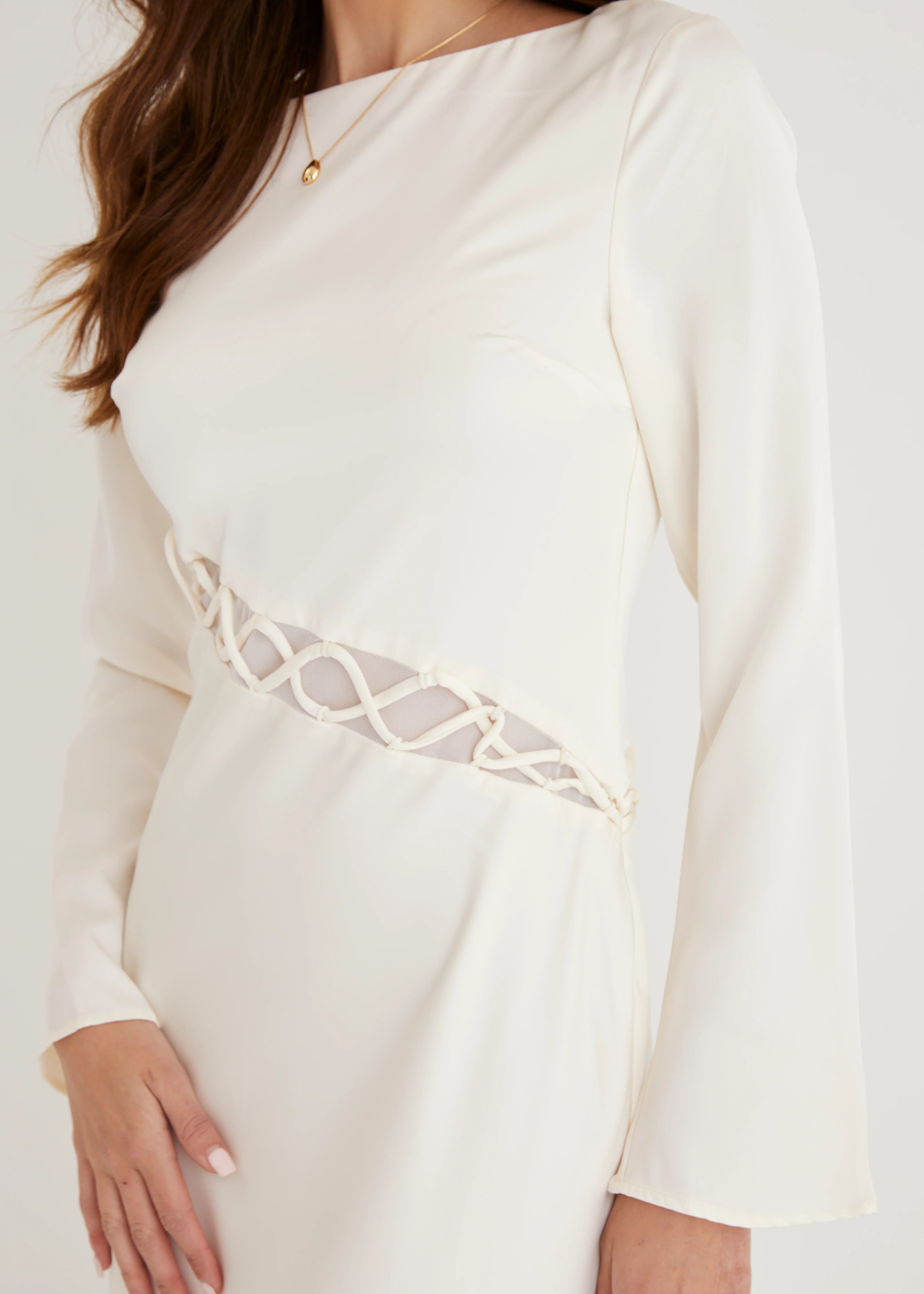 Roby Maxi Dress - Cream
