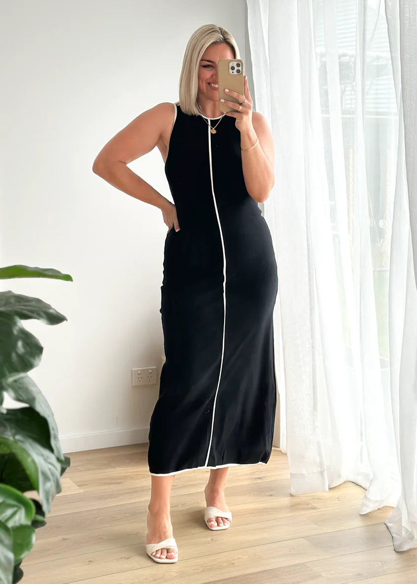 Cedar Maxi Dress - Black