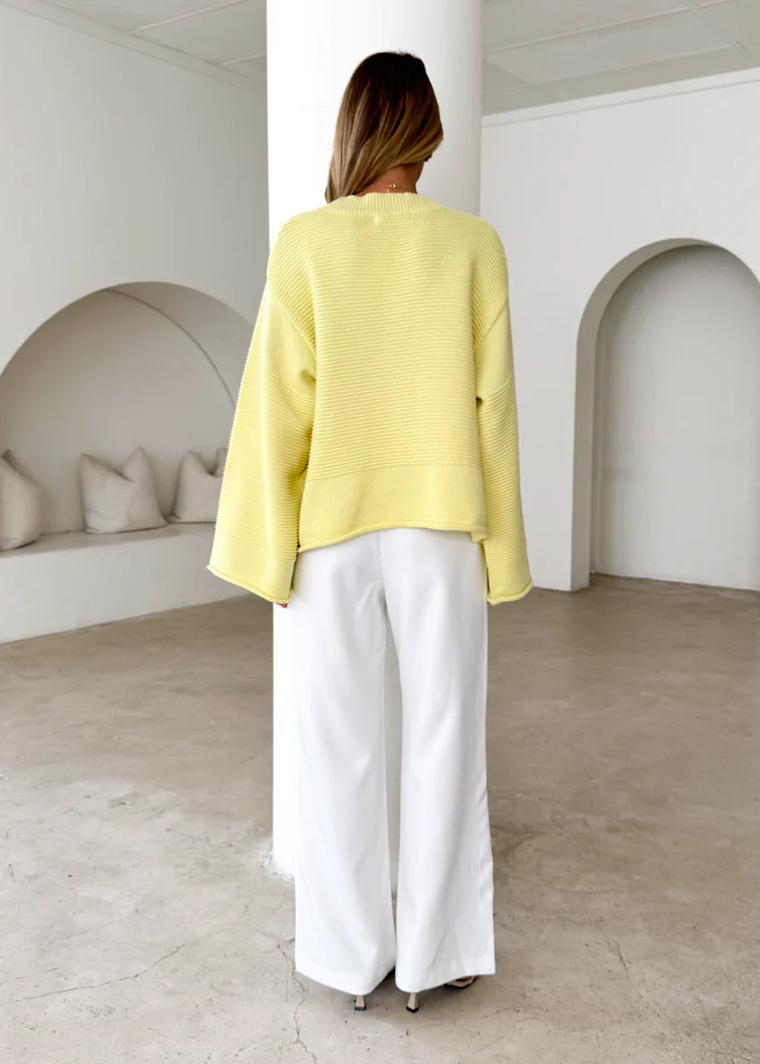 Marsielle Sweater - Lemon