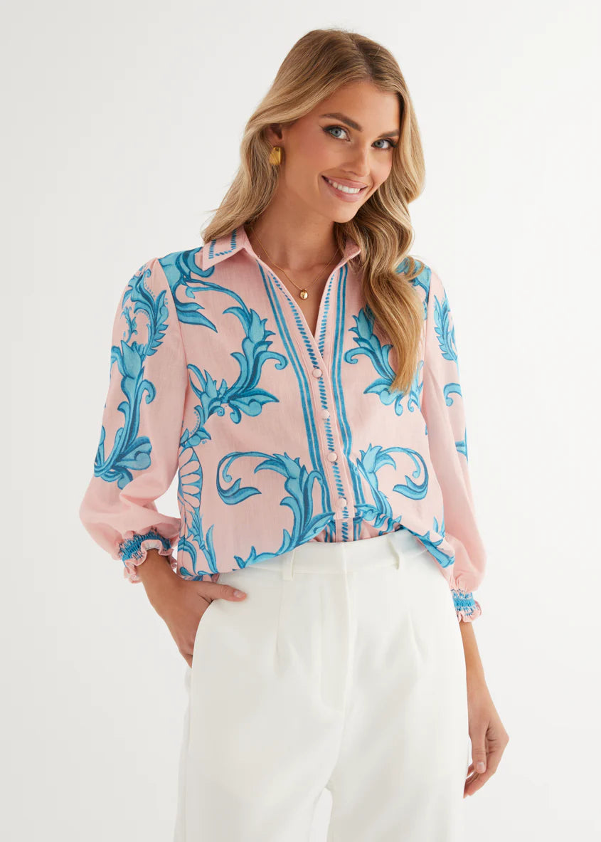 Bailee Shirt - Pink Zayna