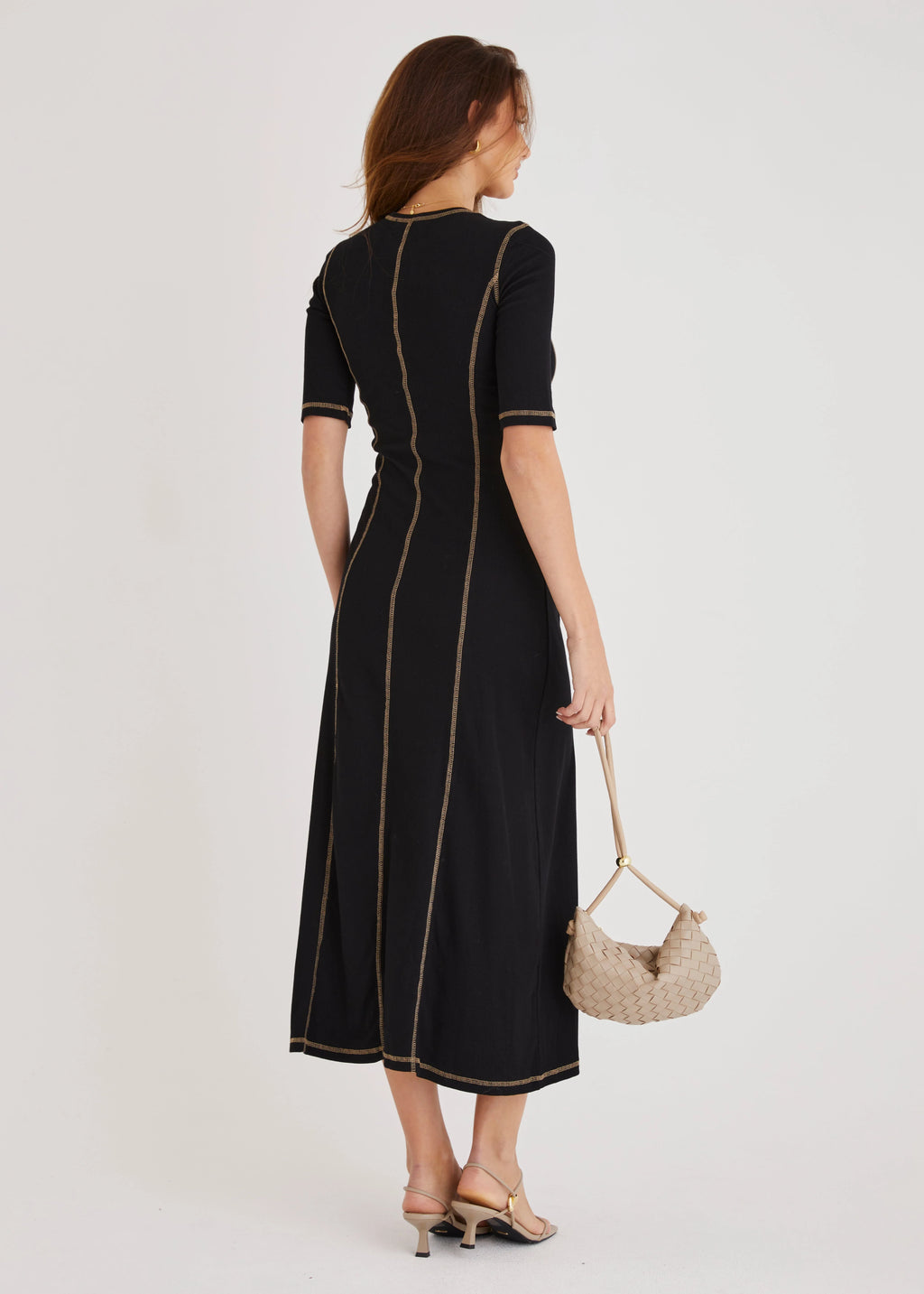 Simba Midi Dress - Black