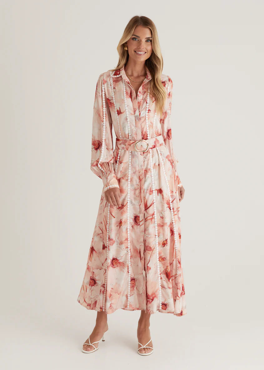 Starlet Maxi Dress - Blush Floral