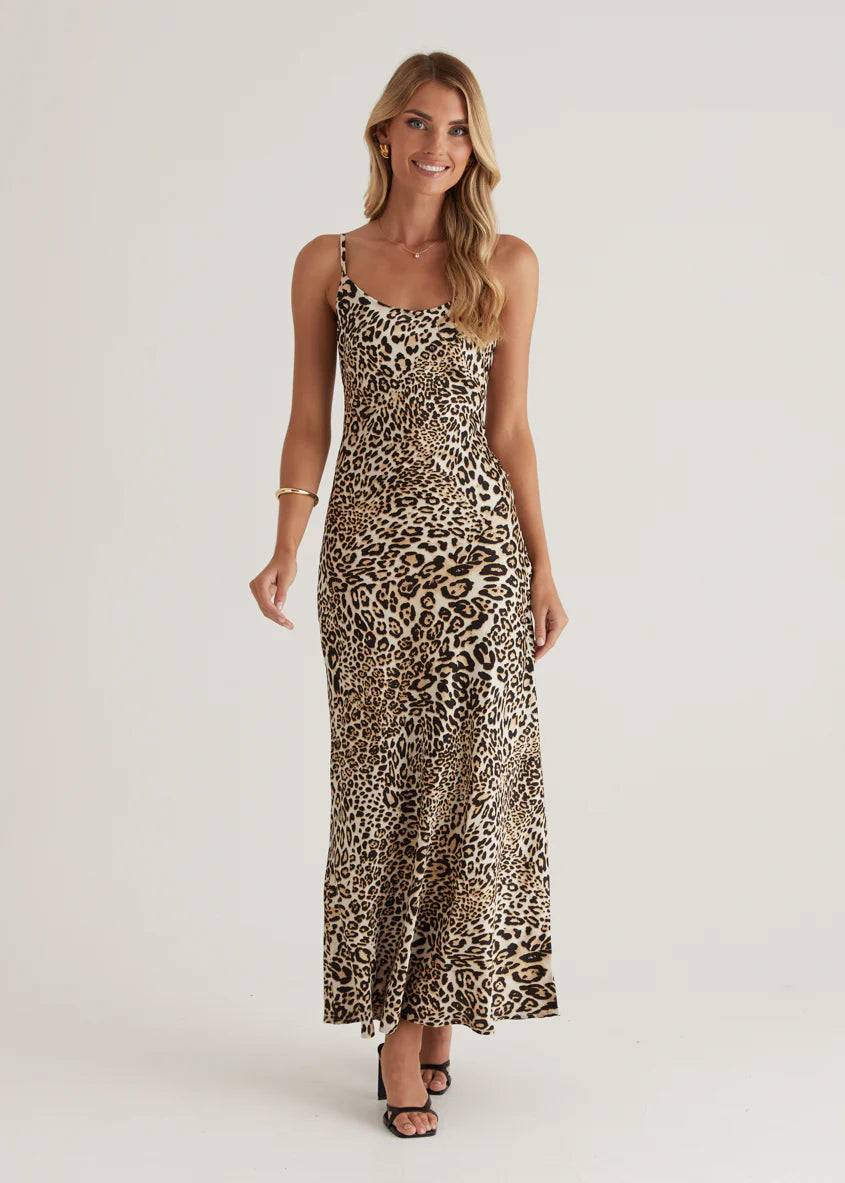 Jaguar Maxi Dress - Leopard