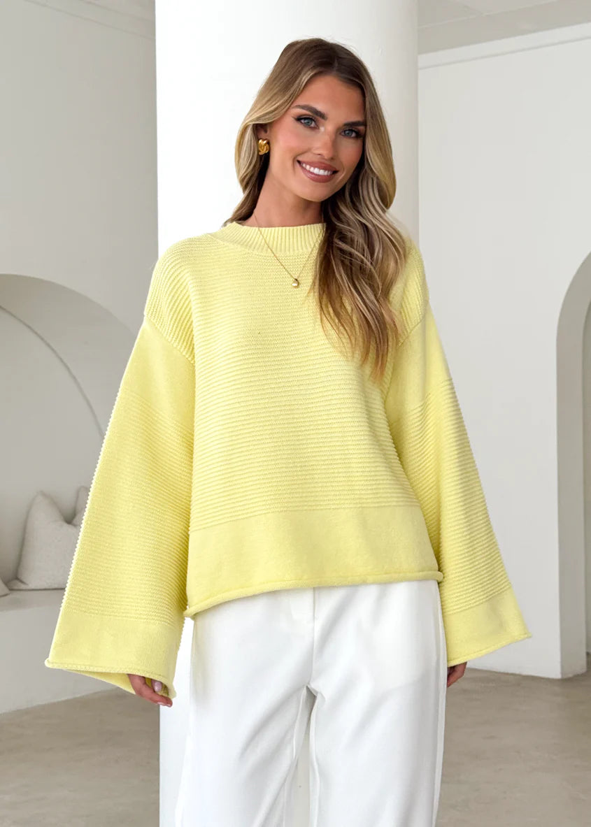 Marsielle Sweater - Lemon